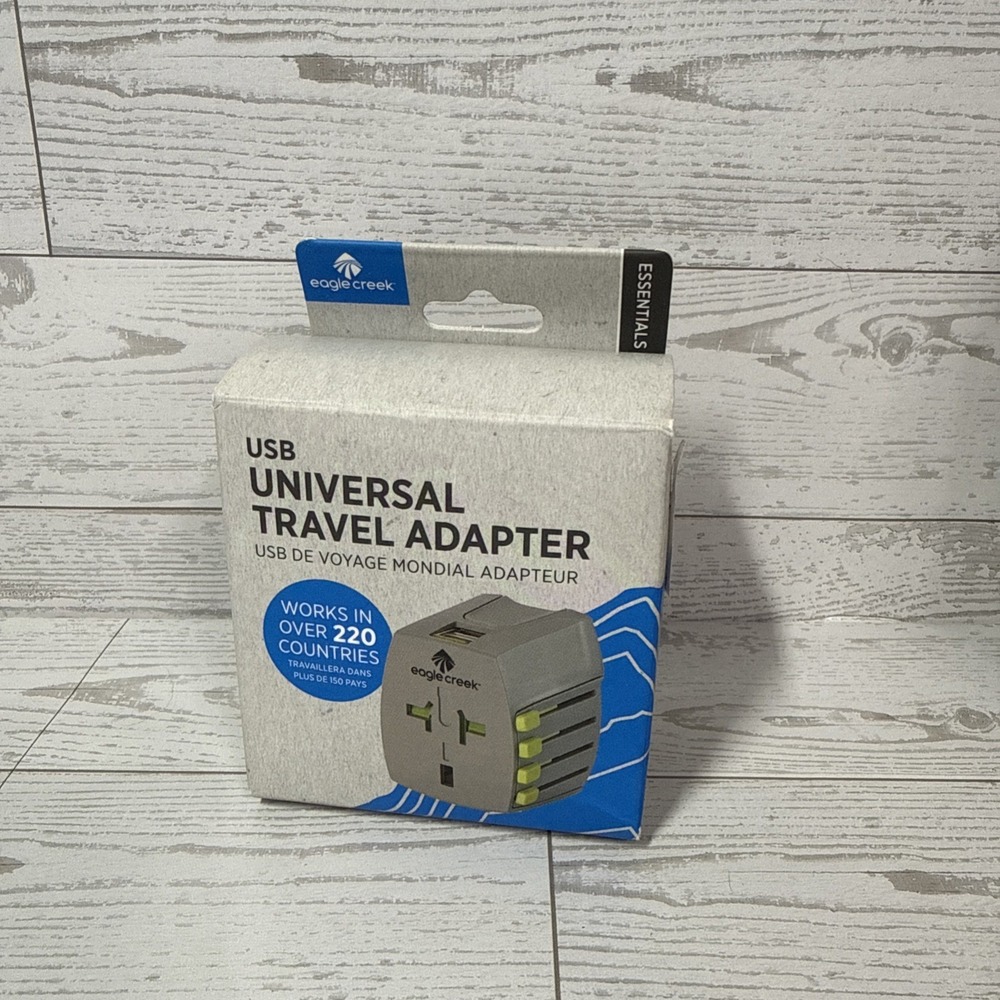 USB Universal International Travel Adapter USA EURO‎ UK JAPAN Cruise Accessory
